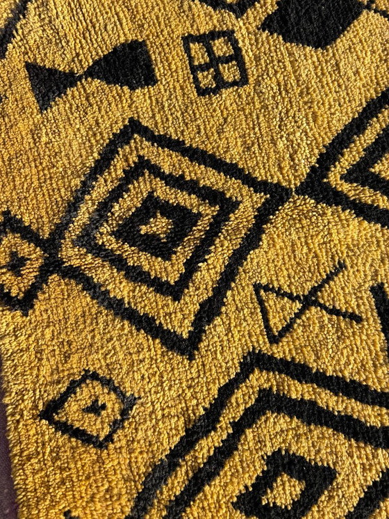 Image 1 of Gelber moderner Berberteppich 200x330 cm , Wohnzimmer Deko