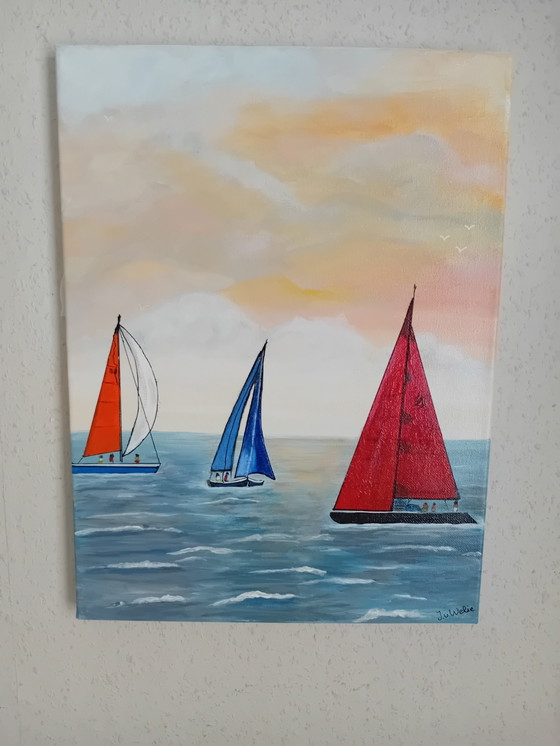 Image 1 of Gemälde "Segel"