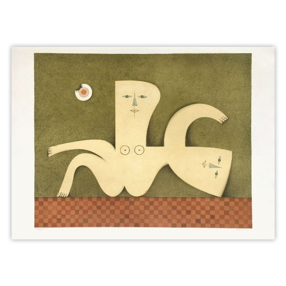 Image 1 of Samy BRISS Double personnalité Lithographie signée