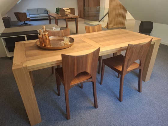 Tavolo da pranzo con giunzioni a coda di rondine – Tavoli da pranzo, Legno (photo 3 of 5)