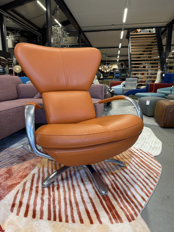 Image 1 of Leolux Formi Sillón cuero naranja