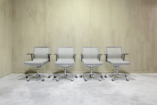 Chaise de bureau en bâton, 4x