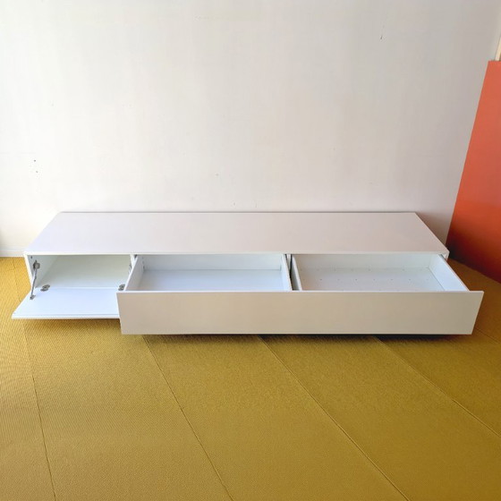 Designer TV cabinet - White lacquered finish - 2012, tv-meubelen, Anders, Wit (foto 3 van 8)