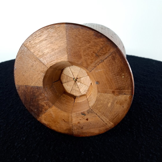 Image 1 of Vintage teak pot / bowl on a stand, 1970s