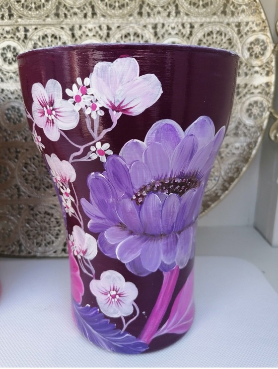 Image 1 of Handbemalte Vasen