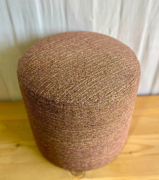 Handmade sustainable designer pouf – a unique piece