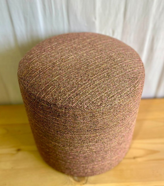 Image 1 of Handmade sustainable designer pouf – a unique piece
