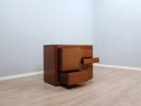 Mobile bar serie Angelo Mangiarotti 4D in noce nazionale anni '70