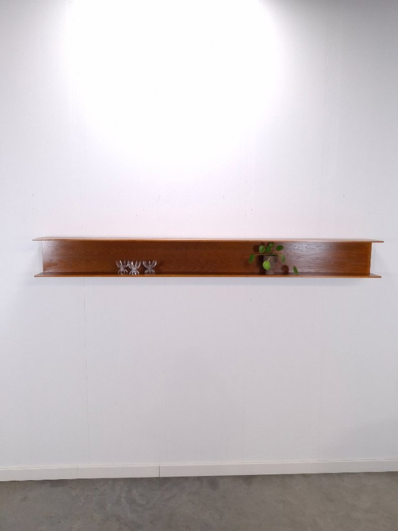 Image 1 of XL wandplank Walter Wirz Wilhelm Renz 240 cm, Wall Shelf