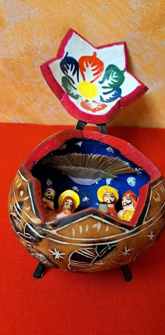 Handgemaakt Peruaans mysterie, Decoratieve objecten, Hout, Zwart (foto 7 van 8)