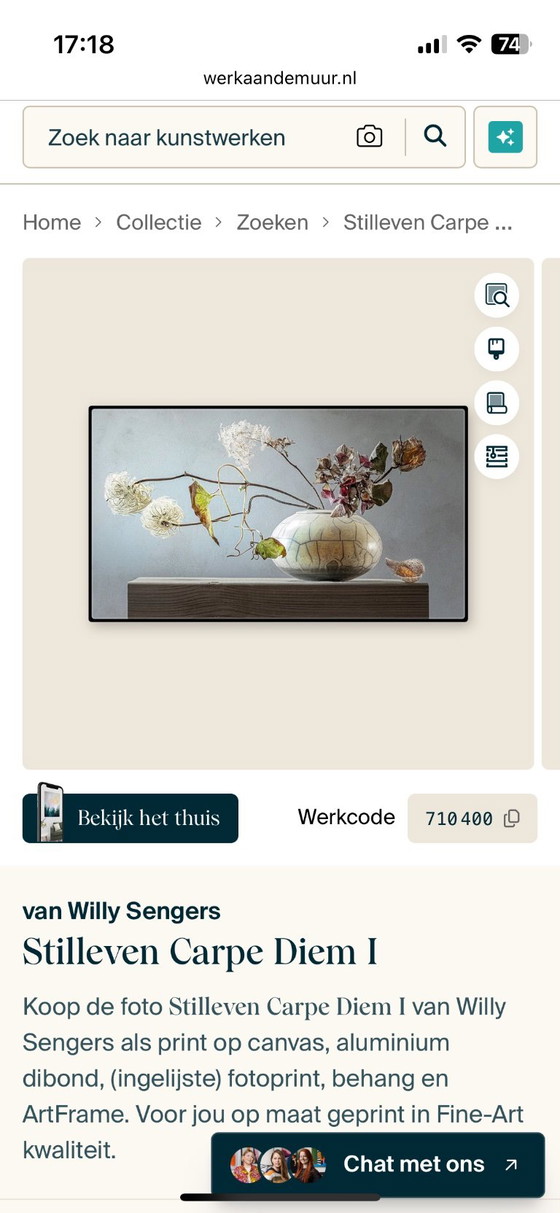 Giclée print on canvas ‘Carpe Diem’ – Art Prints (photo 5 of 5)