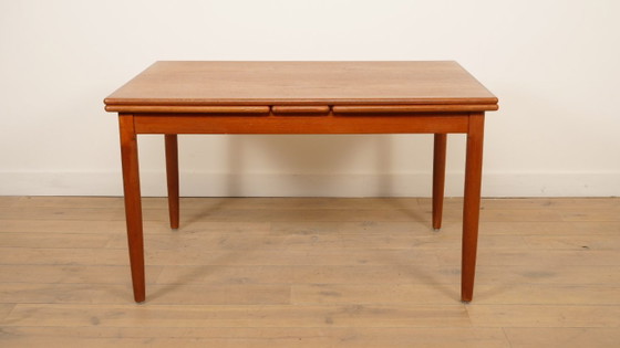 Image 1 of Vintage eettafel | teak | Uitschuifbaar | 130 cm