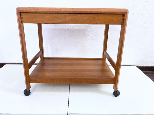 Teak bar trolley by Aksel Kjersgaard 60s Danish design