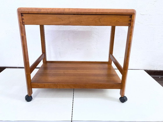 Image 1 of Carrello bar in teak di Aksel Kjersgaard design danese anni '60