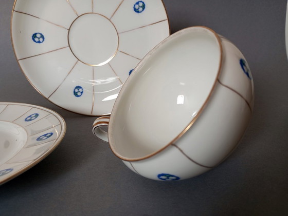 Image 1 of Raro juego de desayuno Art-Deco Dagobert Peche 'Parma' para Epiag/Pirkanhammer 1920