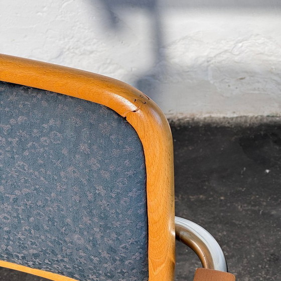 Image 1 of Ensemble de 4 chaises rembourrées de style Cesca par Stol Kamnik, années 1960