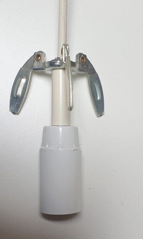 Image 1 of 2x Lamp - TYP T0712 - Opaline glas plissé - Ikea / 365+ Lunta 11