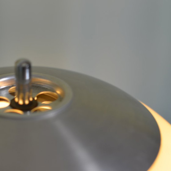 Image 1 of double lamp mushroom table light