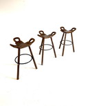 3 sgabelli da bar vintage 'Marbella', Conoform anni '60
