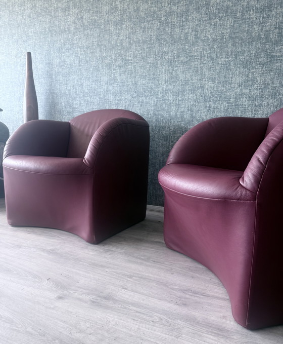 Image 1 of 2x Rares fauteuils Vintage Artifort Ben, par Pierre Paulin