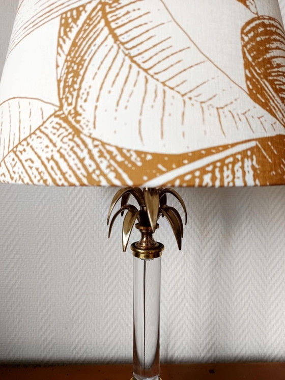 Image 1 of Lampada in plexiglass a forma di palma nello stile della Maison Charles