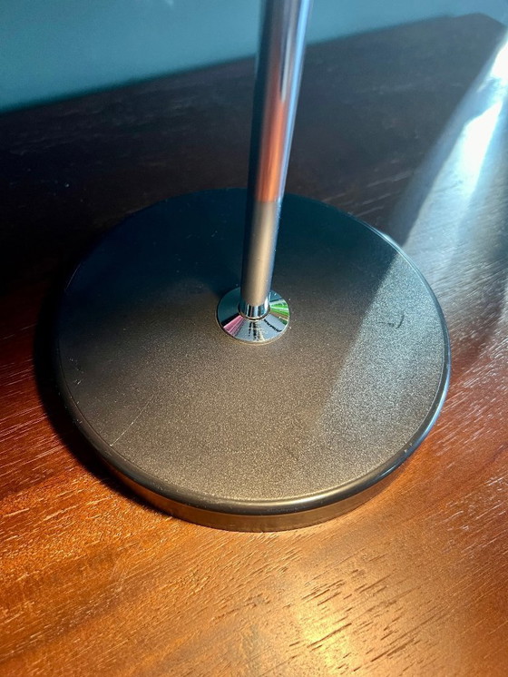 Image 1 of 70s vintage desk lamp. 1 spotlight in bronze in Space Age / Sputnik design.