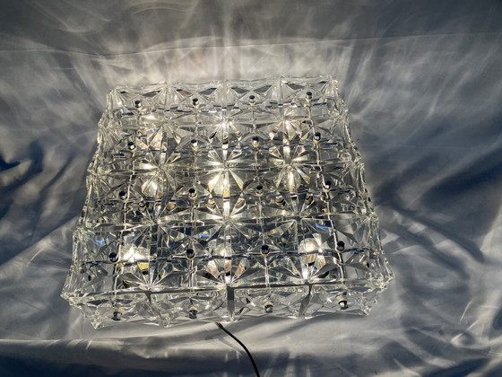 Image 1 of Lampada da soffitto vintage in cristallo Kinkeldey Leuchten esclusiva!
