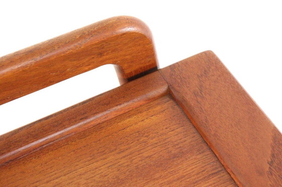 Image 1 of Sika mobler trolley 'Knebel' met omkeerbaar 'dien'blad vintage Deens