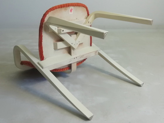 Image 1 of Orig. Asko Ilmari Tapiovaara Aslak Sedia 1946 FIN anni &#39;70 Sedia Arancione Artek