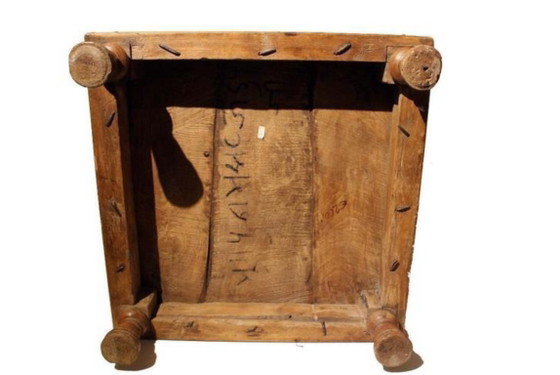 Image 1 of Antique coffee table – Industrial – Antique rustic farmhouse table