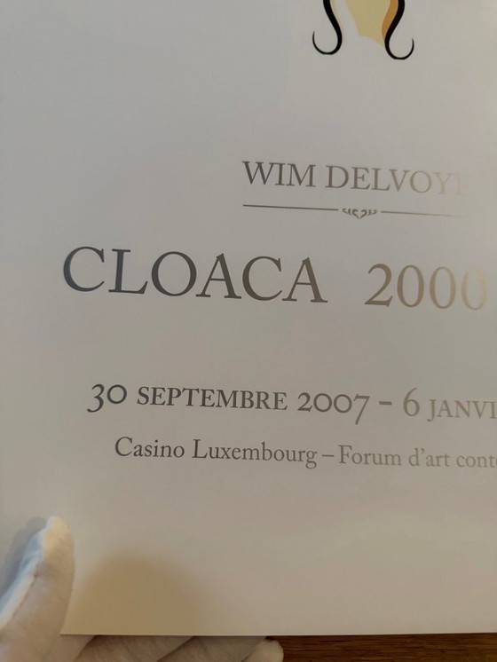Image 1 of Delvoye Wim, Casino Luxemburg Forum d'art contemporain  (Cloaca), 2007, exhibition poster