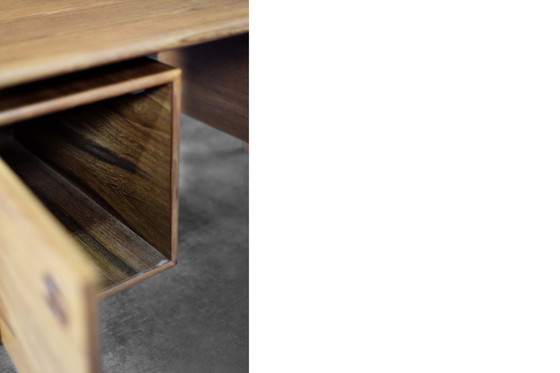 Image 1 of Scrivania Mid-Century vintage moderna in teak marrone di Arne Vodder per GV Møbler, Danimarca, anni '60