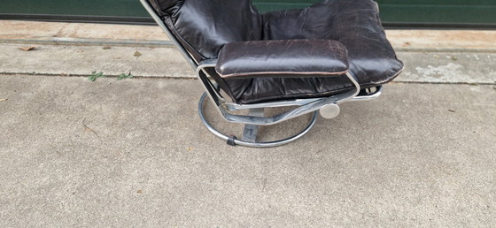 Image 1 of Leolux swivel fauteuil vintage