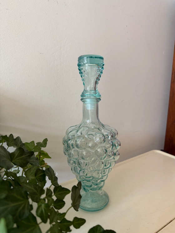 Carafe Empoli grappe de raisin avec bouchon d'origine – Verres et carafes, Glass, Vintage (photo 2 of 5)