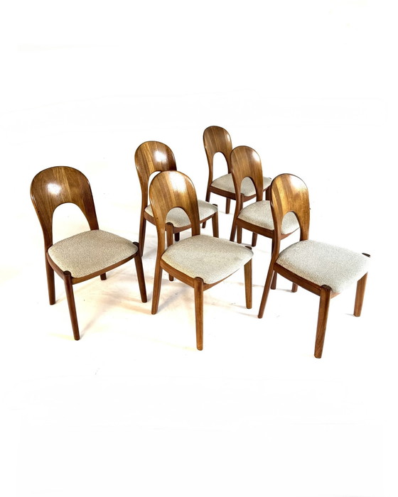 Image 1 of Set di 6 sedie vintage 'Morten', Koefoeds Hornslet '70