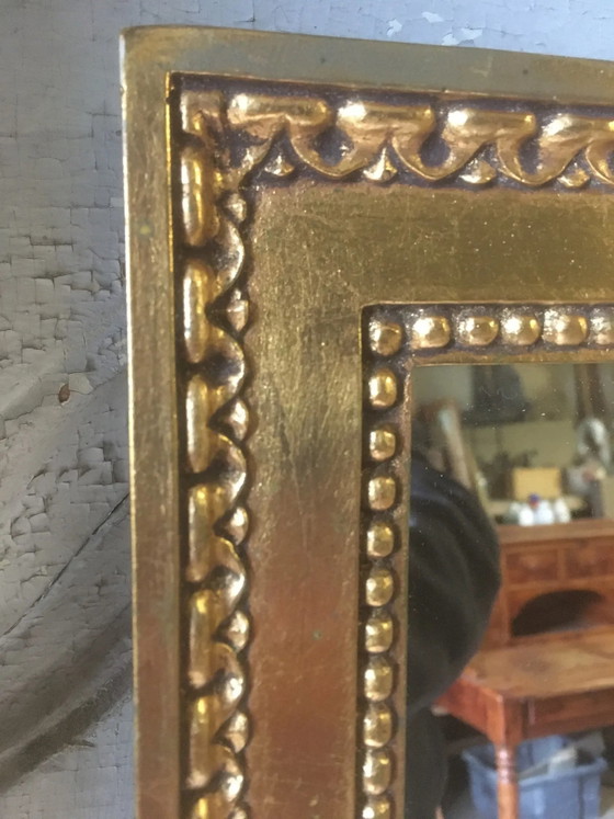 Specchio dorato stile Napoleone III 70x46cm – Legno, Vintage (photo 7 of 8)