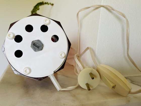 Image 1 of Soviet futurist design Flame accent table lamp, 1980