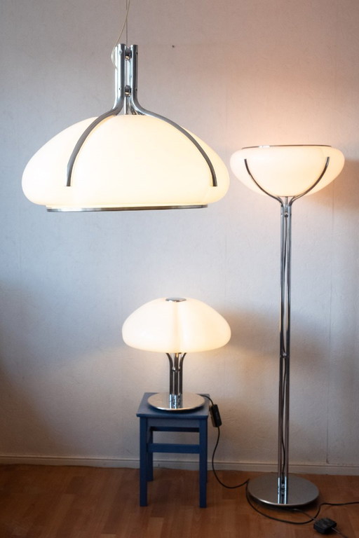iGuzzini Quadrifoglio Floor, Pendant and Table Lamp White – vloerlampen, Metal, Plexiglass (photo 2 of 14)