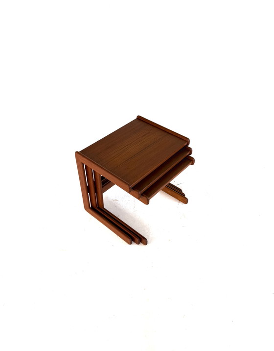 Vintage teakhouten mimiset, Salin Nyborg ‘60 – Bijzettafels, Wood (photo 8 of 8)