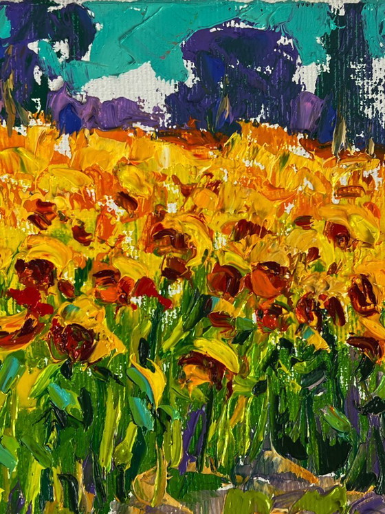 Image 1 of In a Field of Sunflowers
