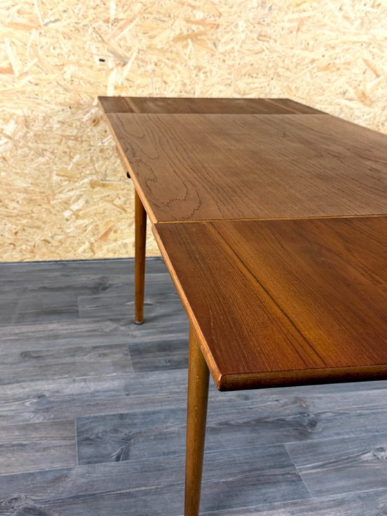 Image 1 of 1960s/70s Teak Dining Table, Danish Modern Design, Denmark