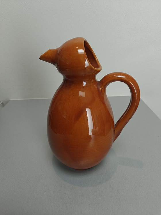 Image 1 of Cruche Lampet brun rouille