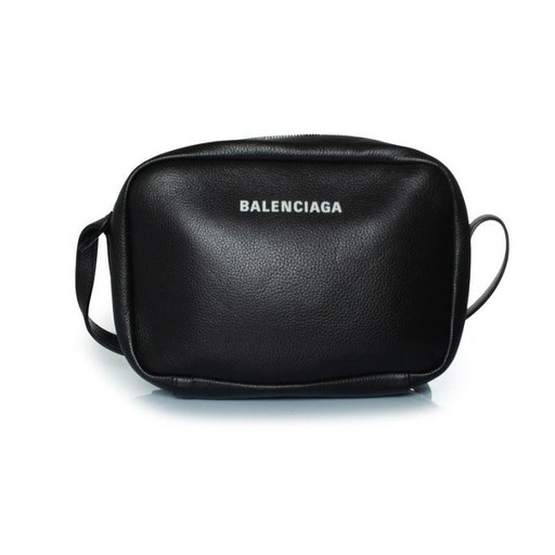 Balenciaga, borsa fotografica media per tutti i giorni, nera