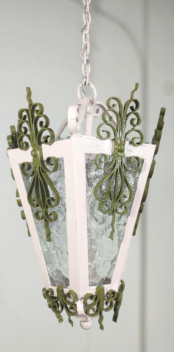 Image 1 of Lampada da soffitto o lanterna, Spagna, anni '80