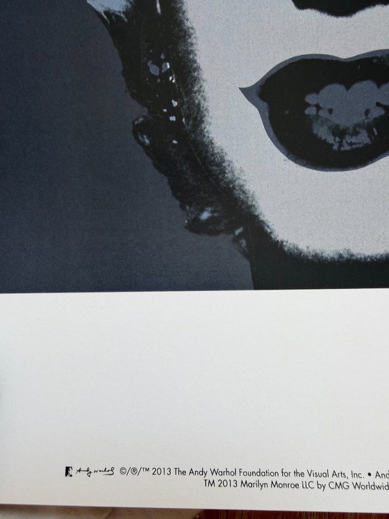 Andy Warhol (1928-1987), Marilyn Monroe, 1967 (Noir) © 2013 The Andy Warhol Foundation, Imprimé au Royaume-Uni (photo 5 of 6)
