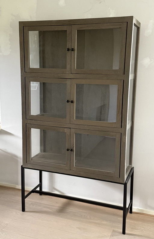 Beautiful wooden display cabinet by Bepurehome
