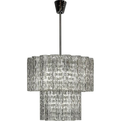 Vintage murano glass chandelier, Italy 1960