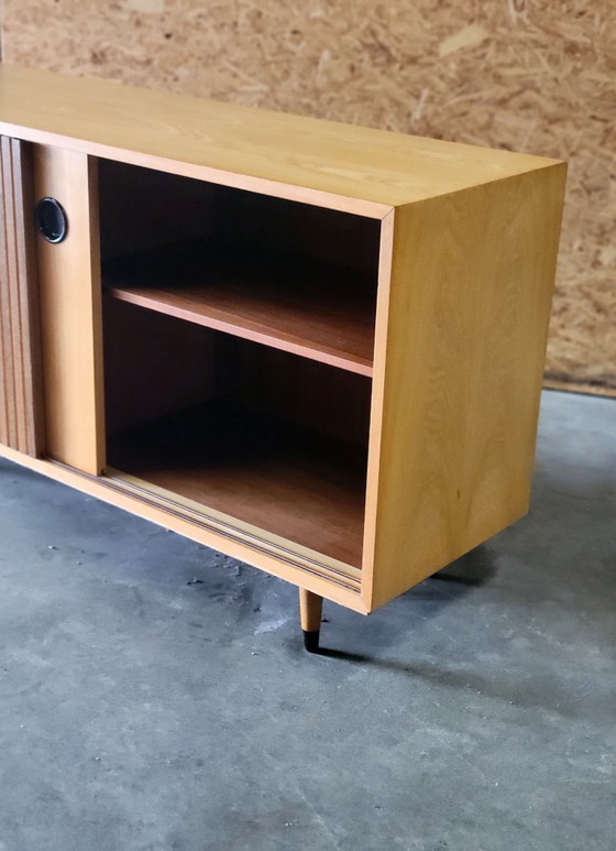 Image 1 of Sideboard in ash wood by Erich Stratmann for Idee Möbel 1950