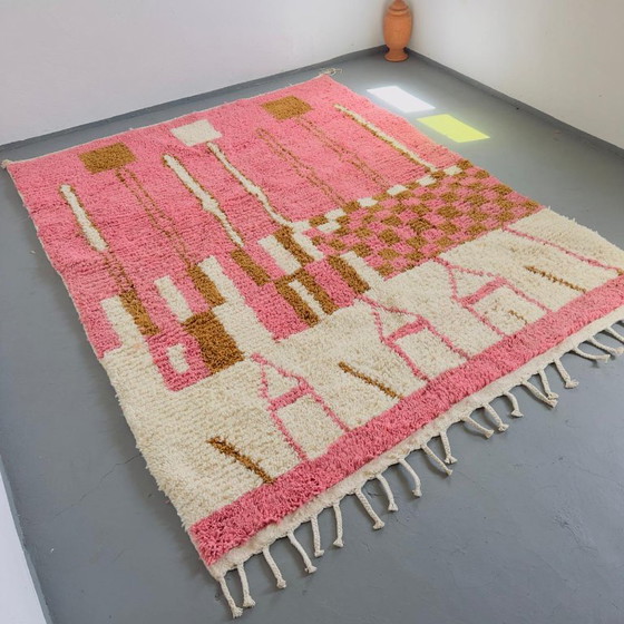 Handgemaakt Marokkaans Berber vloerkleed – Vloerkleden en tapijten, Cotton, Wool (photo 6 of 10)