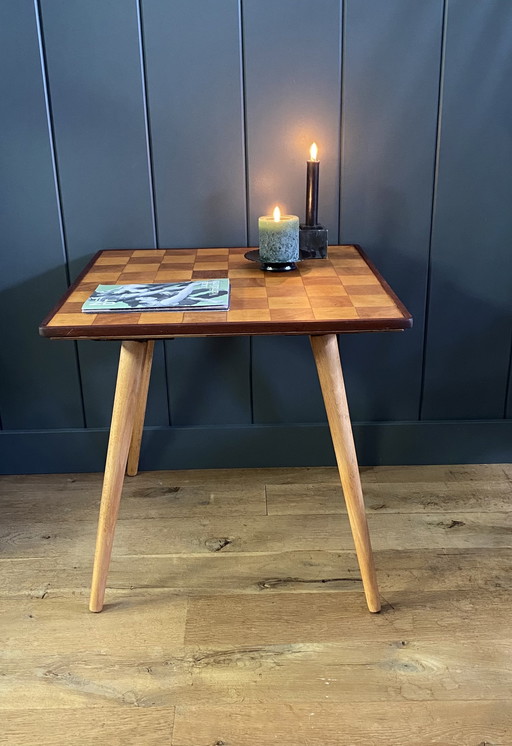 Schaaktafel bijzettafel